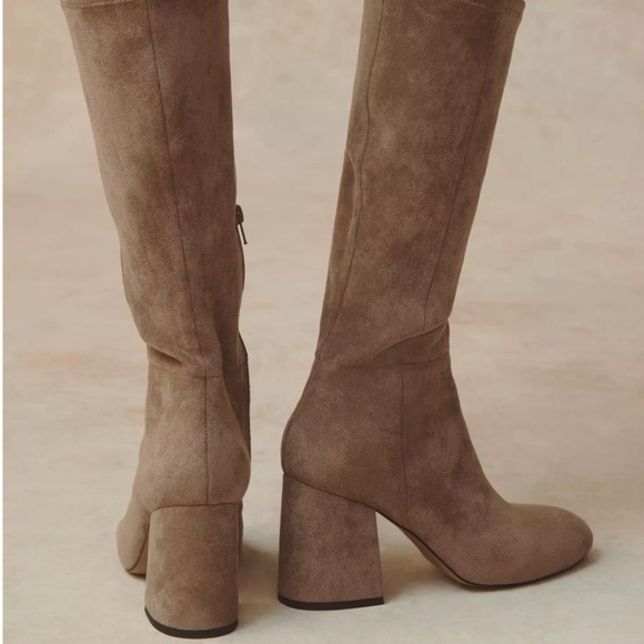 NWT Anthropologie SILENT D ROSEMARY Boot in Taupe ~US 7-7.5 / EU 38 - Picture 1 of 12